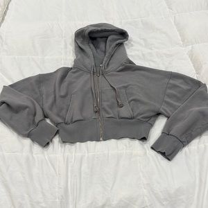 Zara Cropped Hoodie